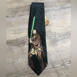 RARE Star Wars Collectible Tie NWT - Phantom Menace- Qui Gon Jinn - Ralph Marlin